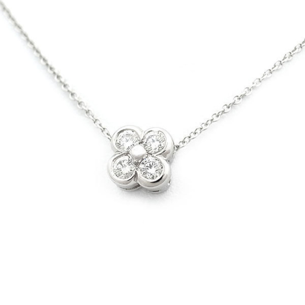 Tiffany Bezel Set Diamond Necklace